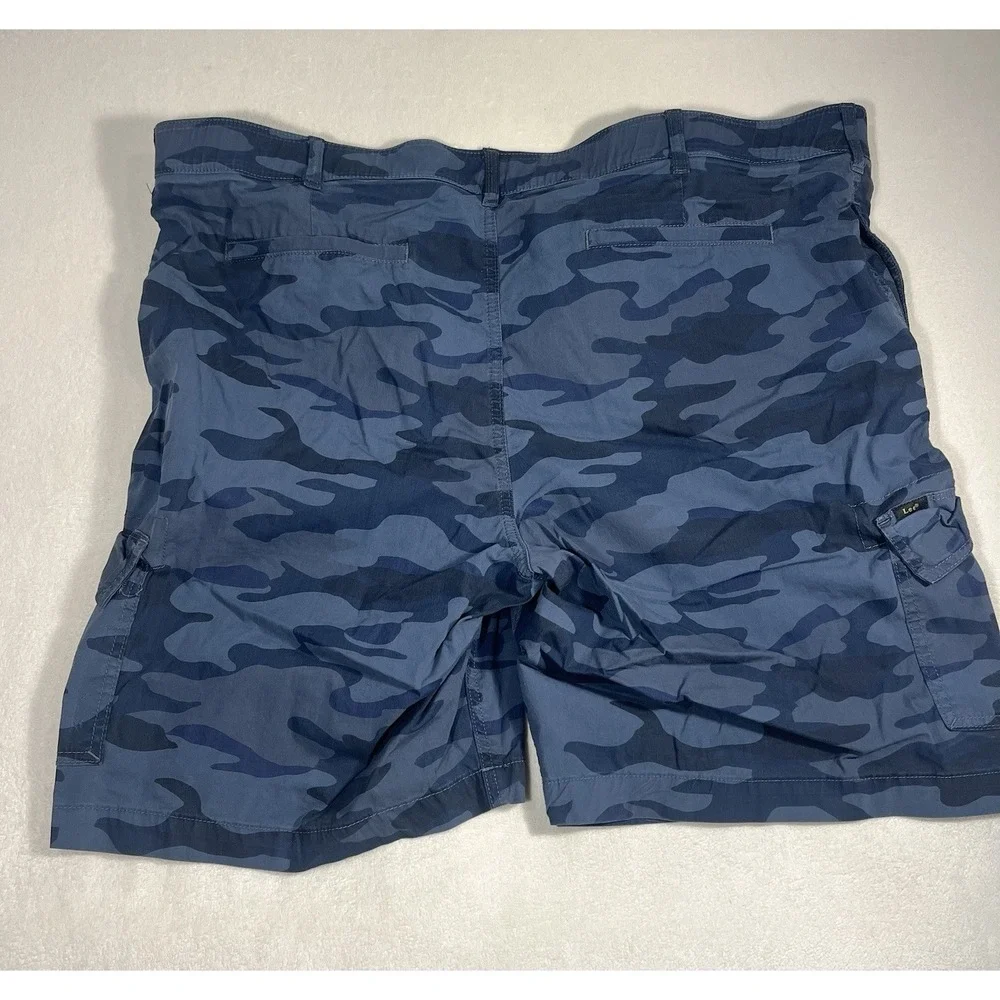 Lee Camouflage Cargo Shorts Size 44 Blue‎